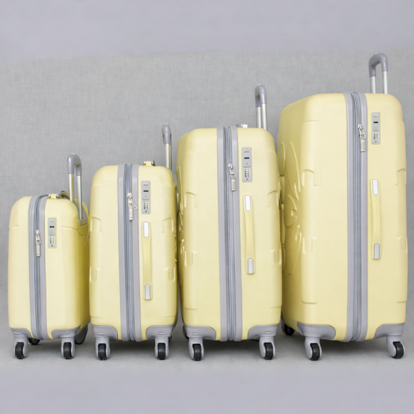 Комплект леки PVC авио спинъри - куфари PL 8081 YELLOW